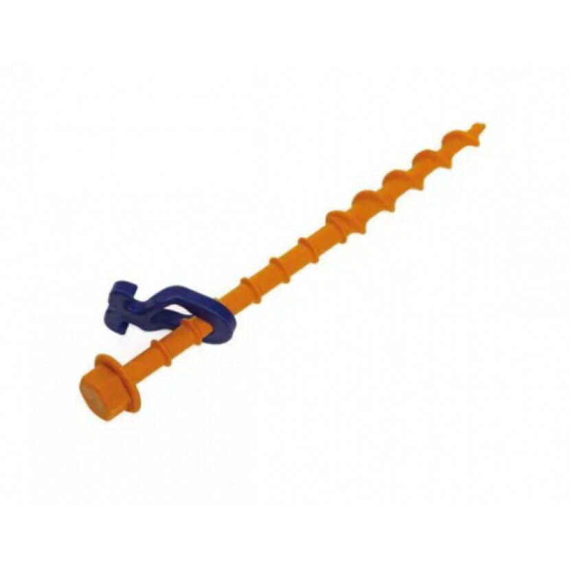 Kolíky plastové Peggy Peg 20 cm 12 ks - oranžové