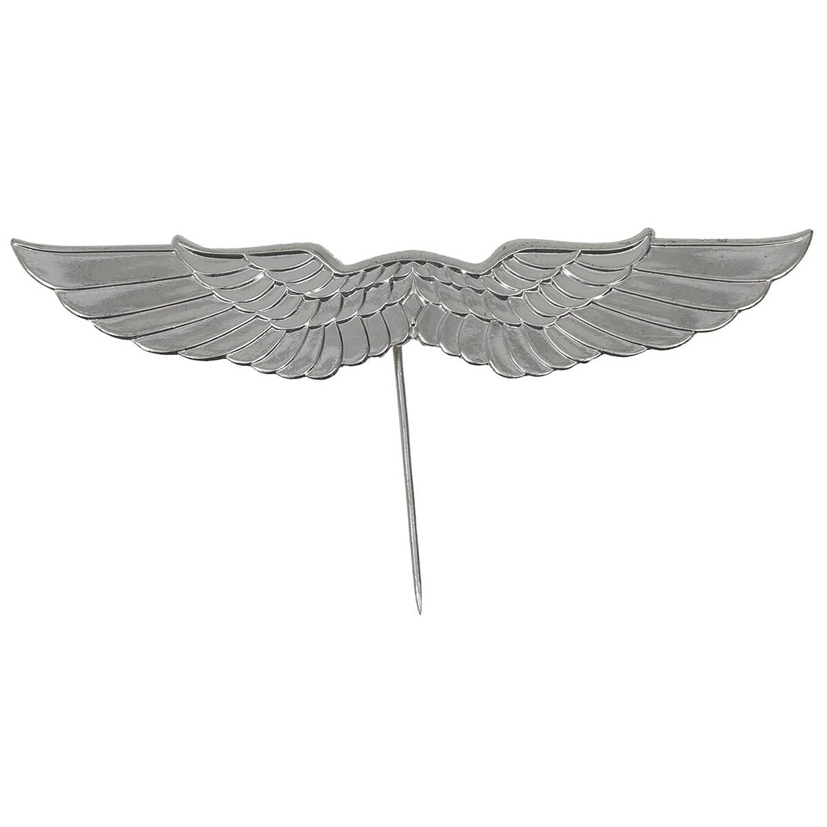 Odznak letecký krídla na čiapku Vzdušné sily AČR - strieborný