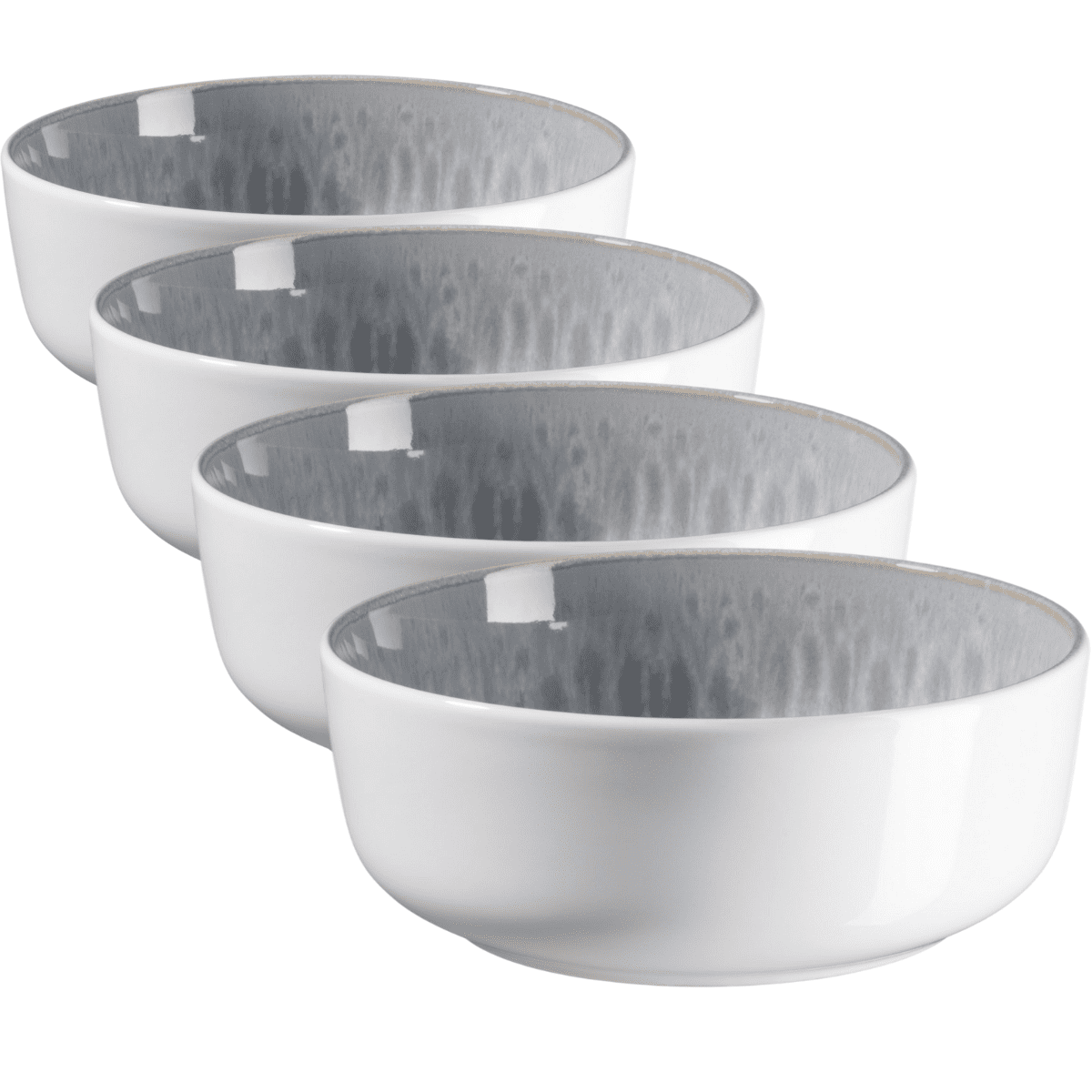 Mäser Súprava misiek Lunaria Grey 15,5 cm, 4 ks, 15,5 cm