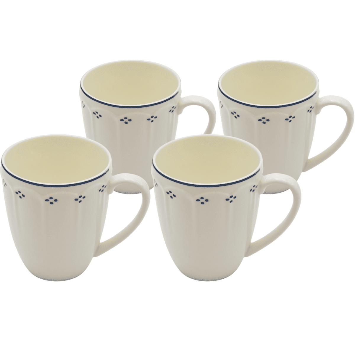 Mäser Súprava hrnčekov na kávu Lova Blue 390 ml, 4 ks