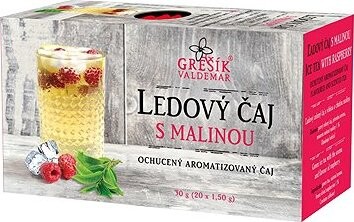 Grešík Valdemar Ledový čaj s malinou 20 × 1,5 g n.s.