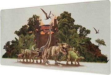 Jurassic Park - Dinosaurus Attacking - Herná podložka na stôl