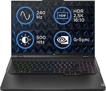 Repasované – Lenovo Legion Pro 5 16IRX8 Onyx Grey kovový