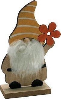 Goba Škriatok s kvietkom 16 cm