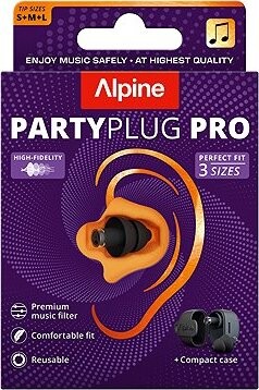 ALPINE Partyplug Pro Black