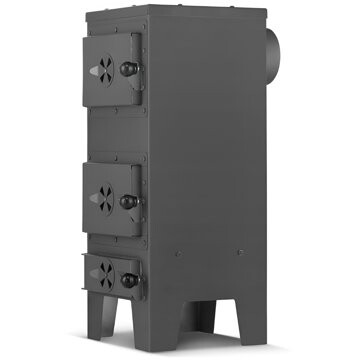 JAD TOOLS kachle so šamotom 28 × 39 × 69 cm, 7,1 kW, dymovod 120 mm