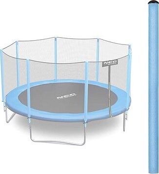 Neo-Sport Horný stĺpik trampolíny s vonkajšou sieťou 8 – 15 ft, modrý