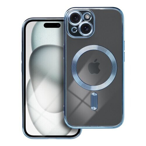 Puzdro Magsafe Shine iPhone 15 - modré