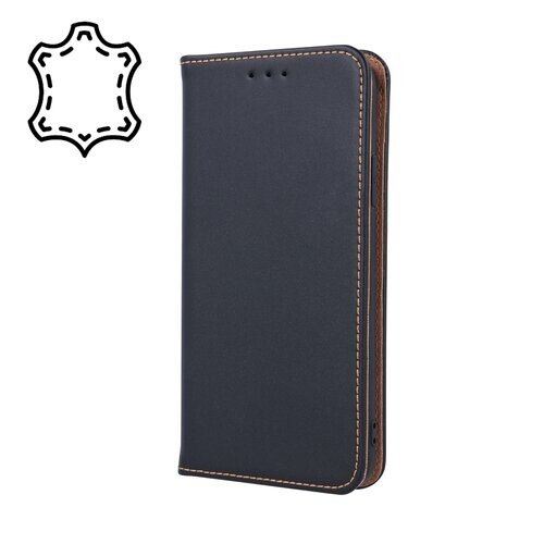 Puzdro Genuine Leather Book Samsung Galaxy S10 - čierne