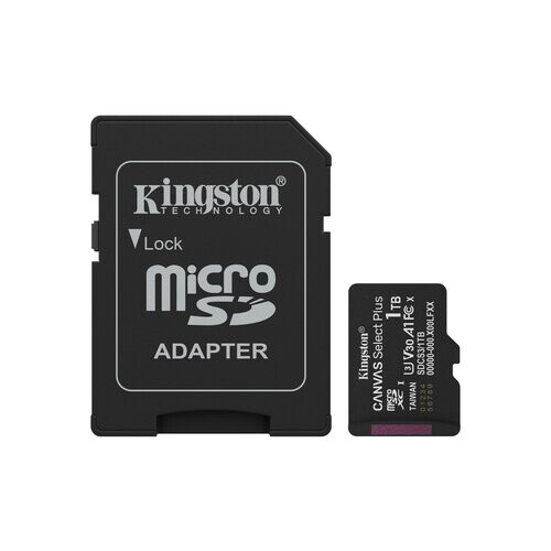 Kingston Canvas Select Plus/Micro SDXC/1TB/UHS-I U3 / Class 10/+ Adaptér