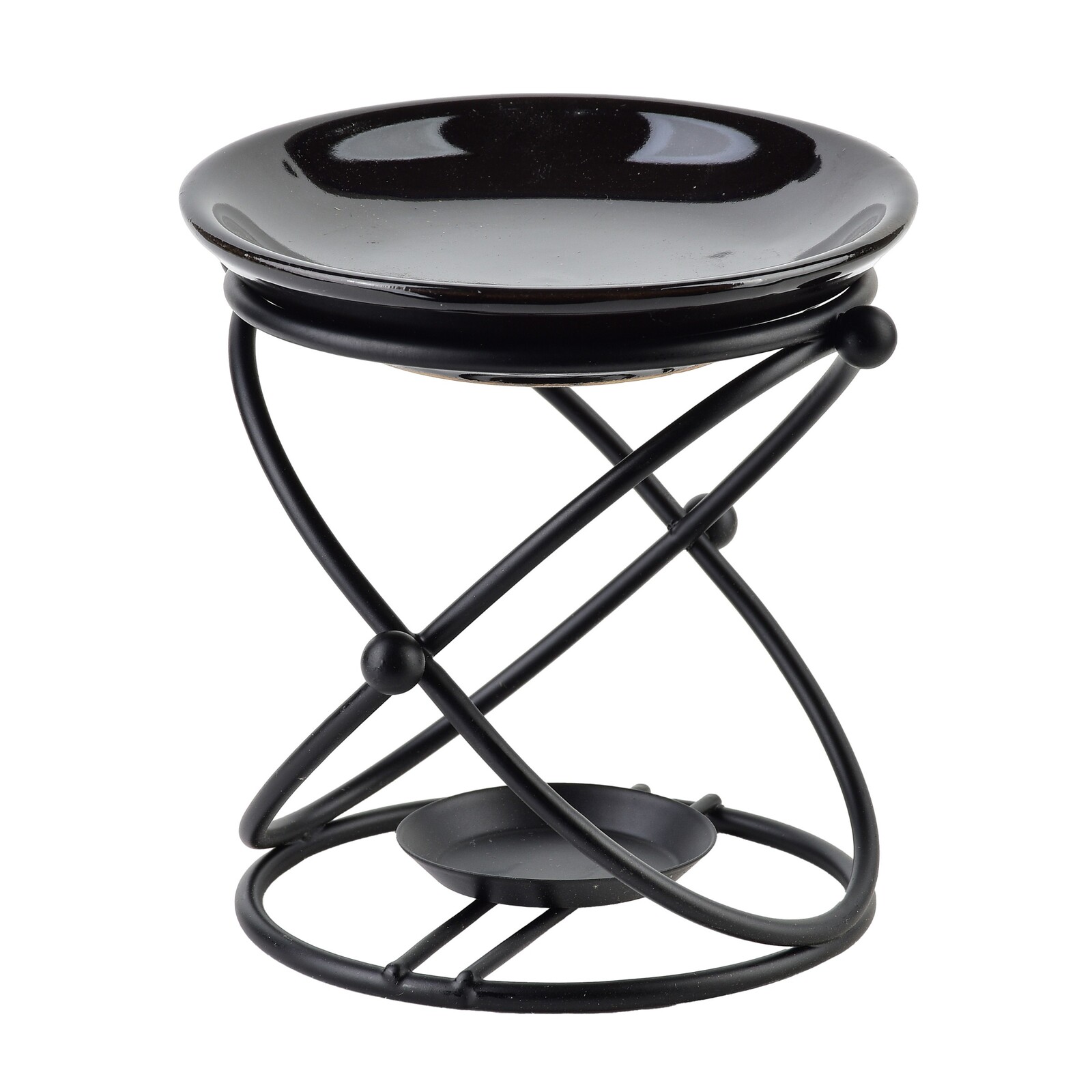 Aroma lampa Forge 11,5 cm černá