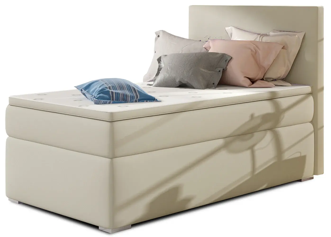 Čalouněná jednolůžková postel ROCCO 90x200 eko kůže Soft - výber z 9 prevedení