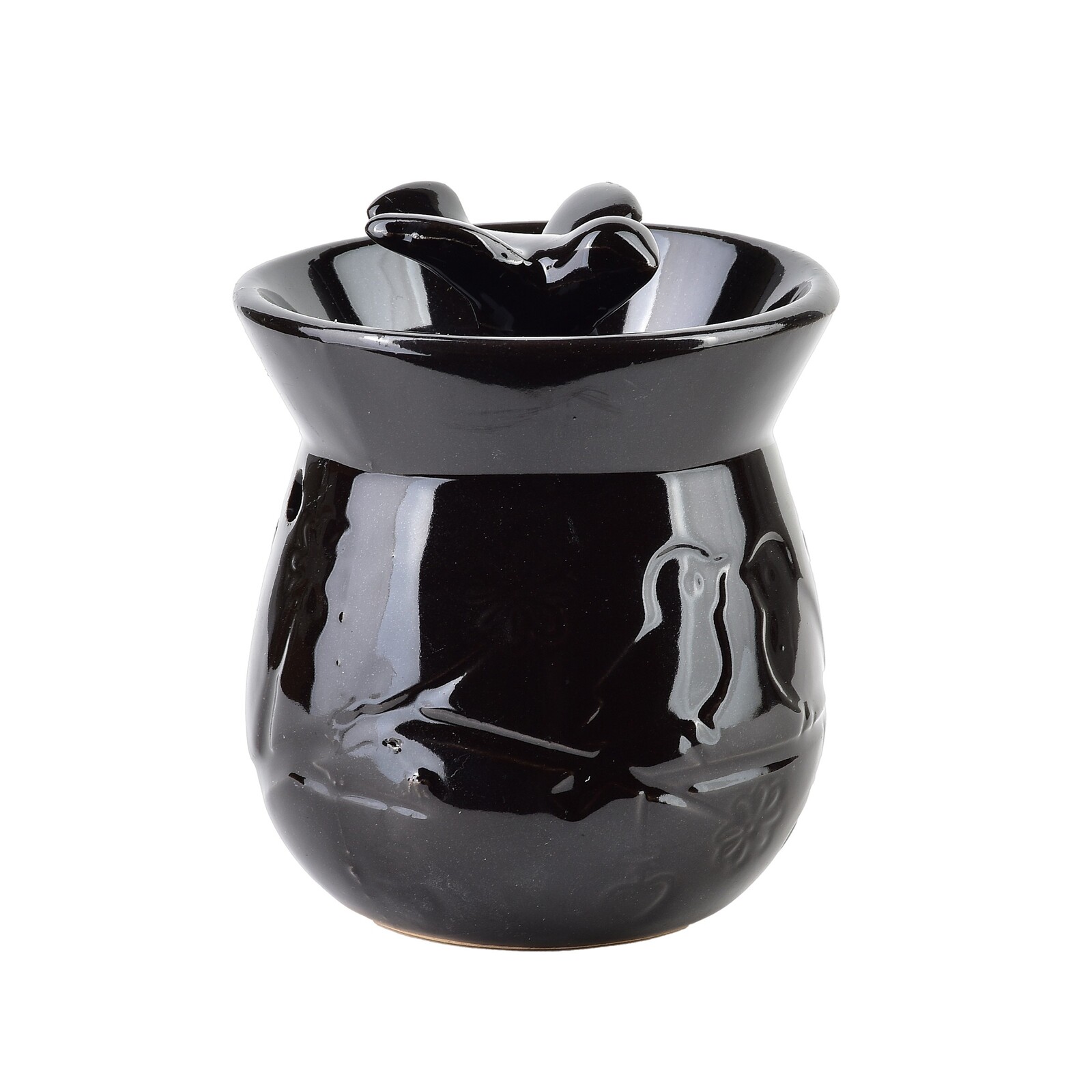 Keramická aroma lampa LOSKI 9 cm černá