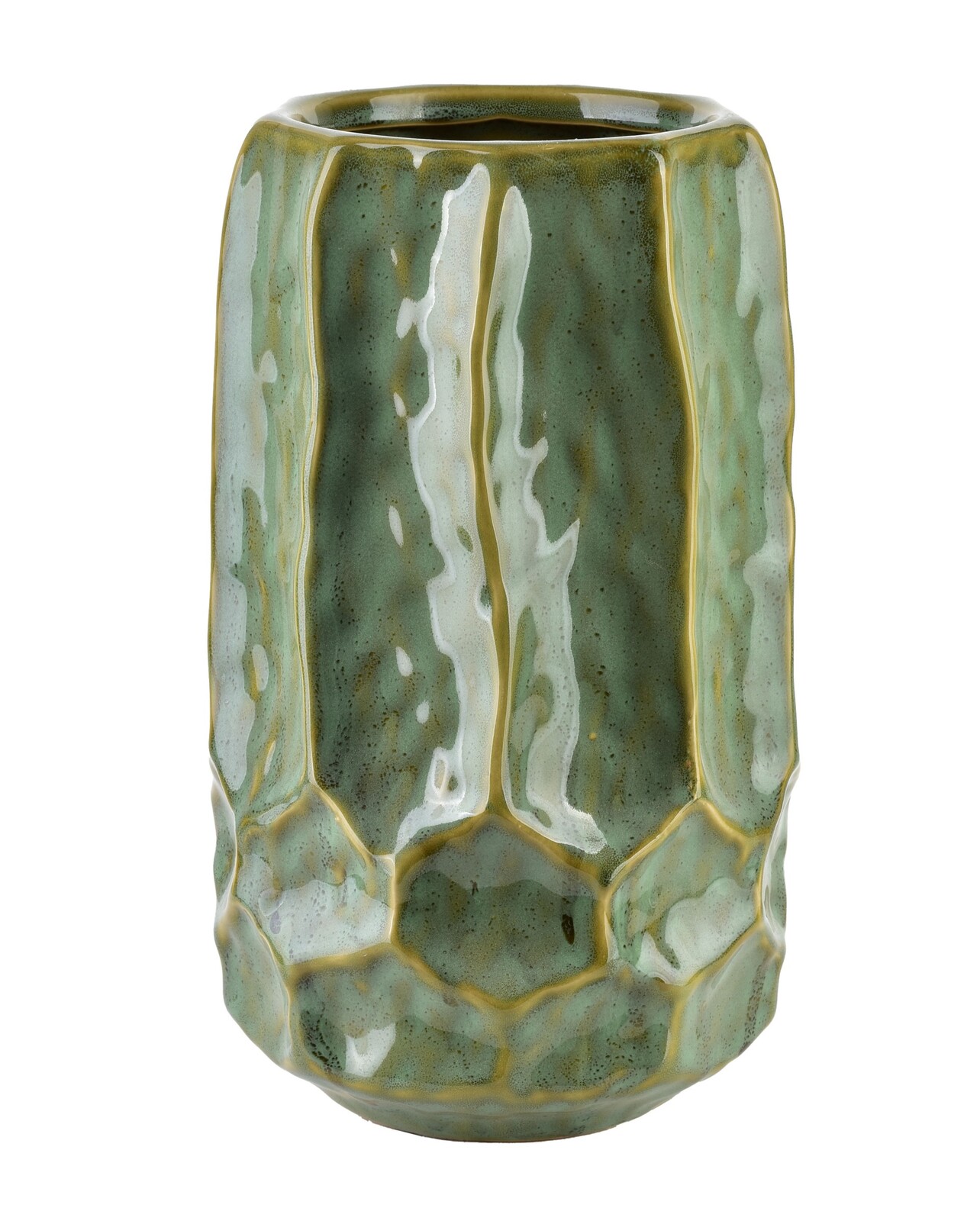Keramická váza Divine 26 cm zelená