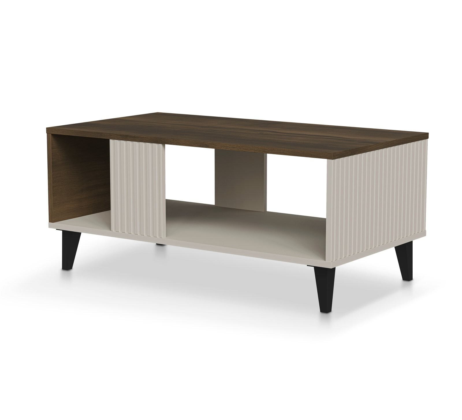 Konferenční stolek Random 92 cm kašmír/ořech