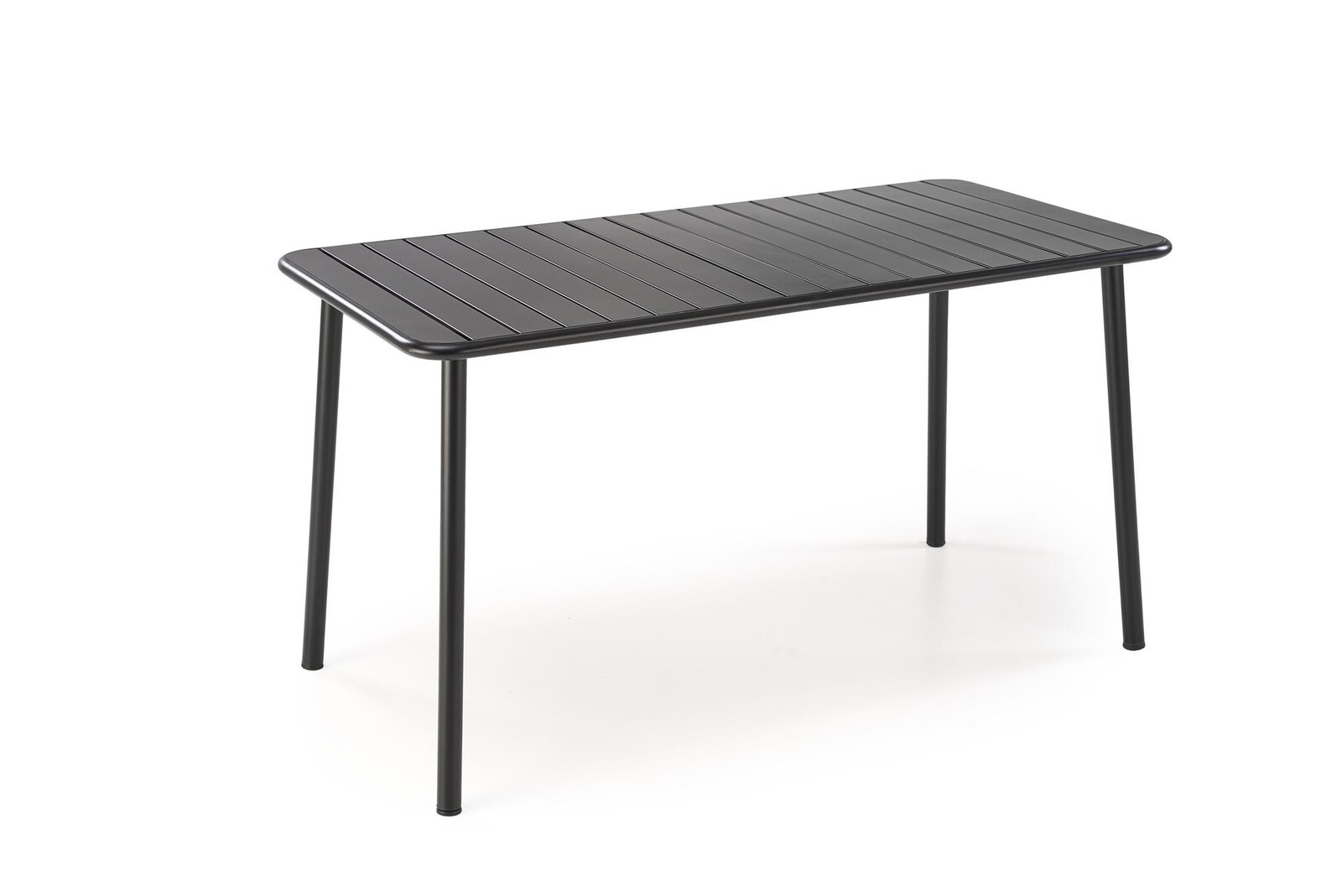Kovový zahradní stůl Bosco 140 cm černý