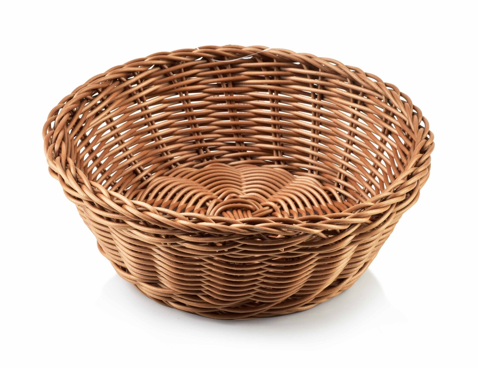 Kulatý košík na pečivo SINO 20x7 cm hnědý