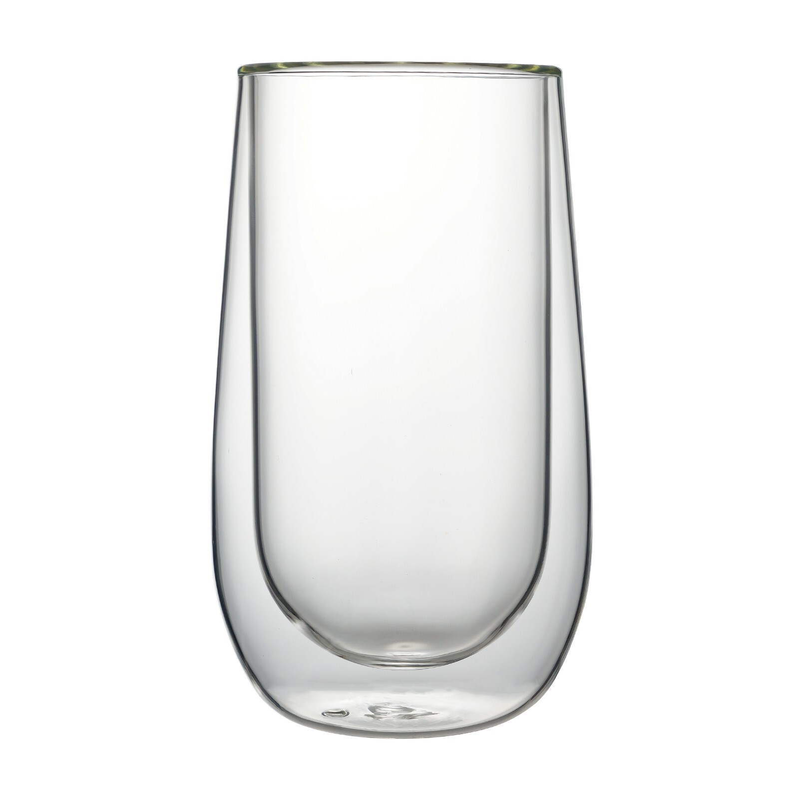 Sada 2 ks skleněných hrnků PETER EASY 400 ml čirá