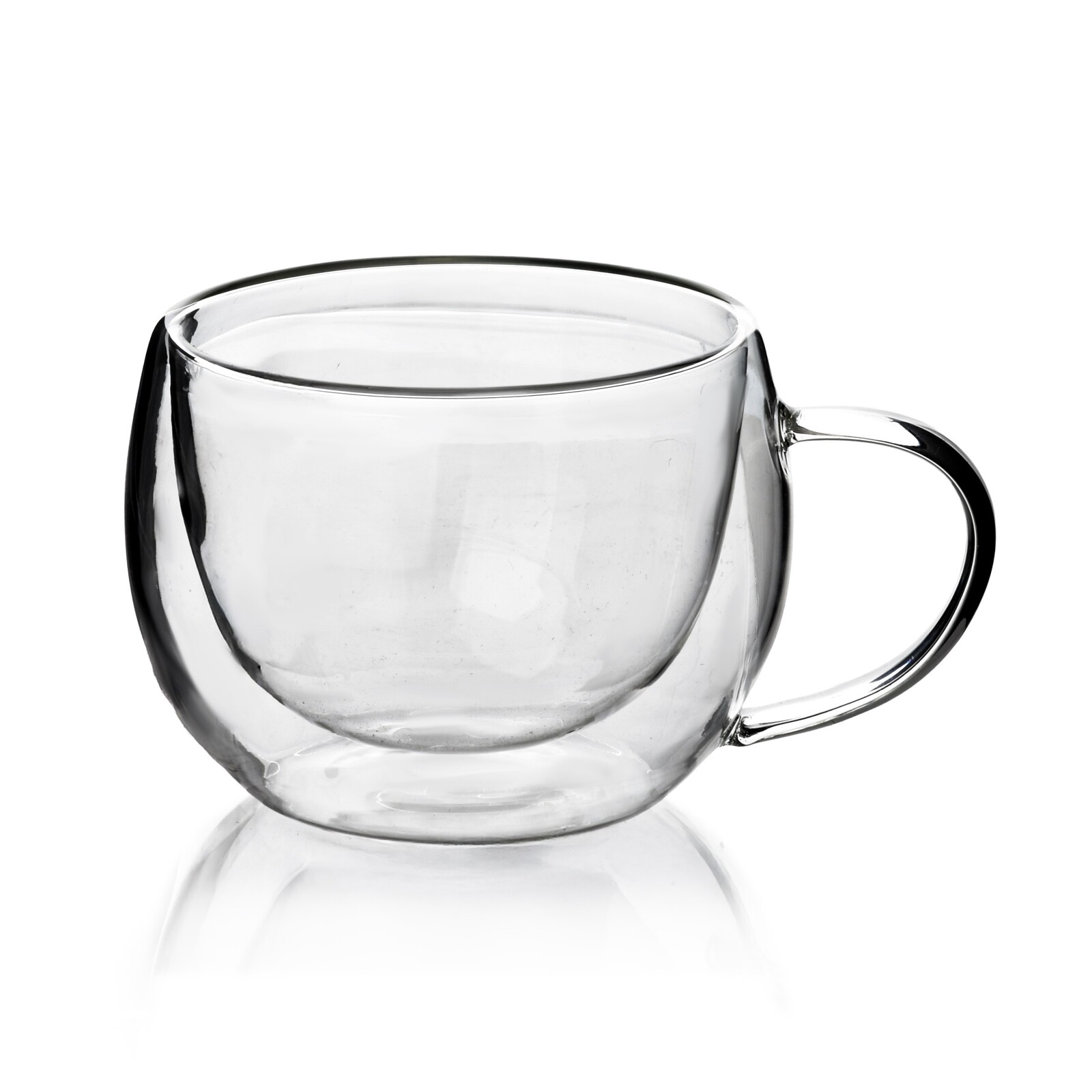 Skleněný hrnek PETER 280 ml čirý