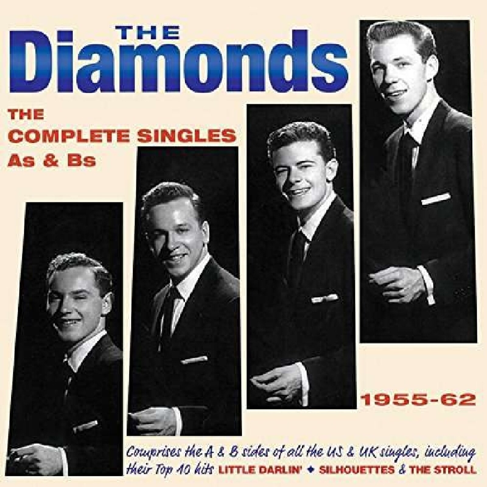 The Diamonds, COMPLETE SINGLES AS & BS 1955-62, CD