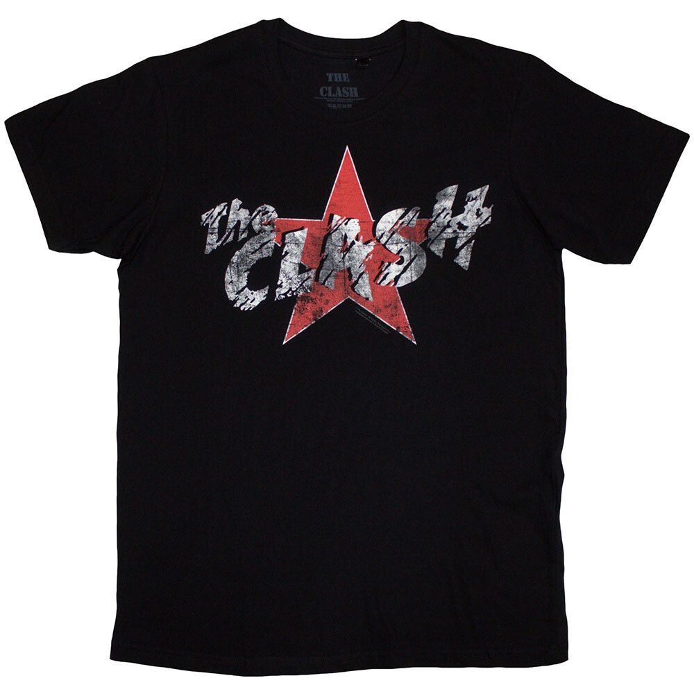 The Clash tričko Star Logo Čierna S