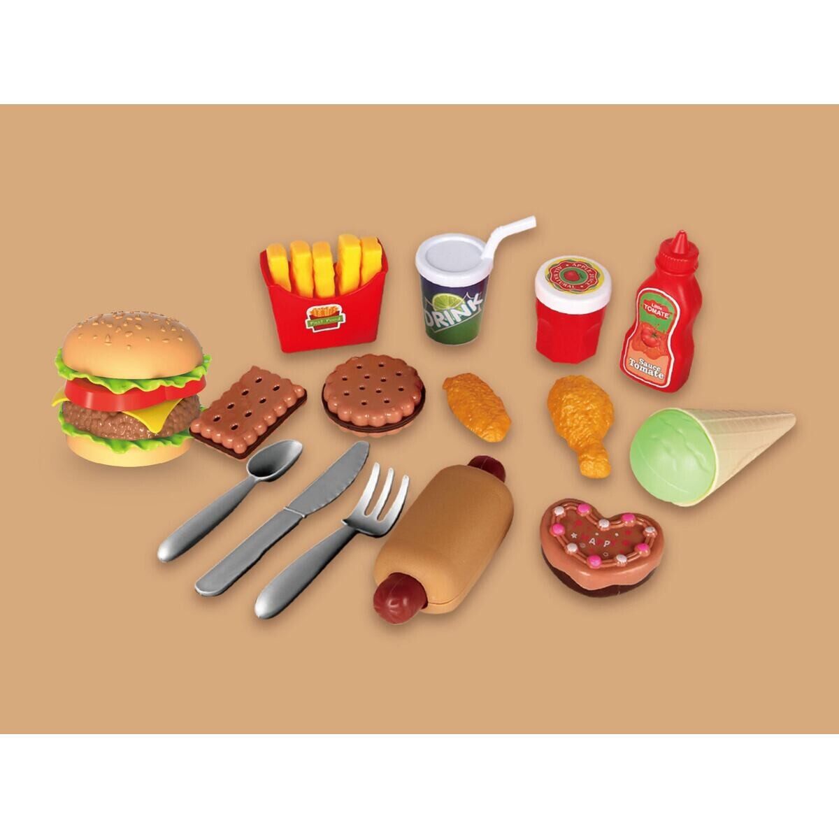 PLEJO Obedový set - Hamburger