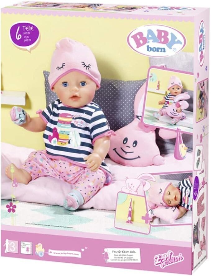 12824627 BABY born® Deluxe Pyžamko a doplnky - poškodený obal