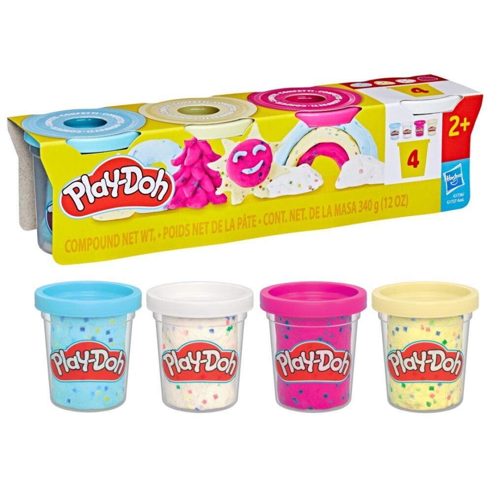 Play-Doh 4ks téglikov s konfetami