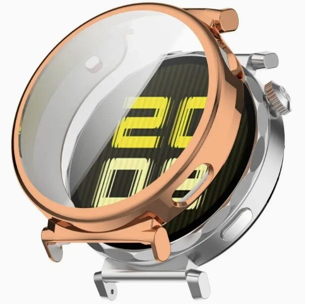 Silikónový kryt pre Huawei Watch GT5 41mm - Zlato růžový