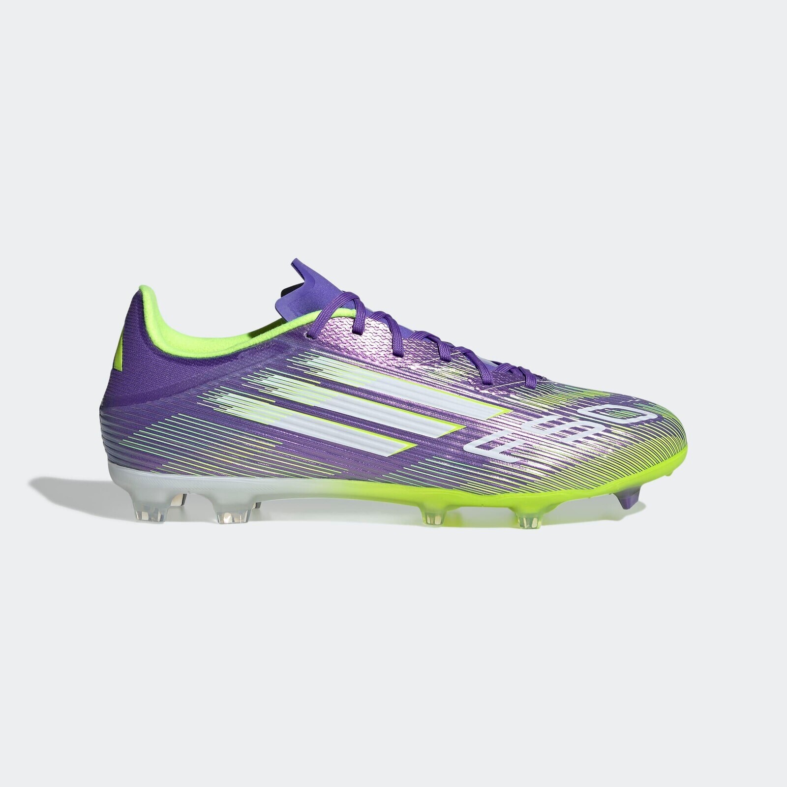 ADIDAS F50 League FG/MG futbalové kopačky fialovo-zelené