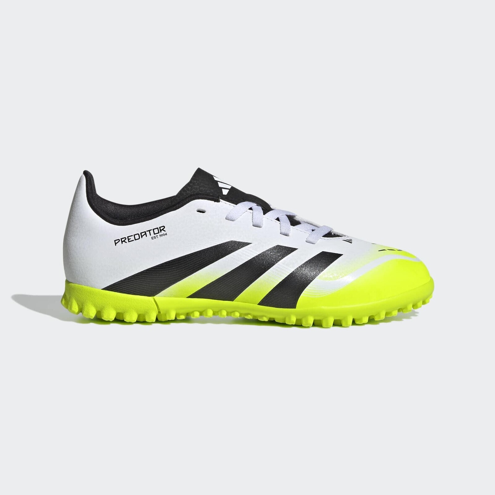 ADIDAS Predator Club TF detské turfy bielo-čierno-žlté