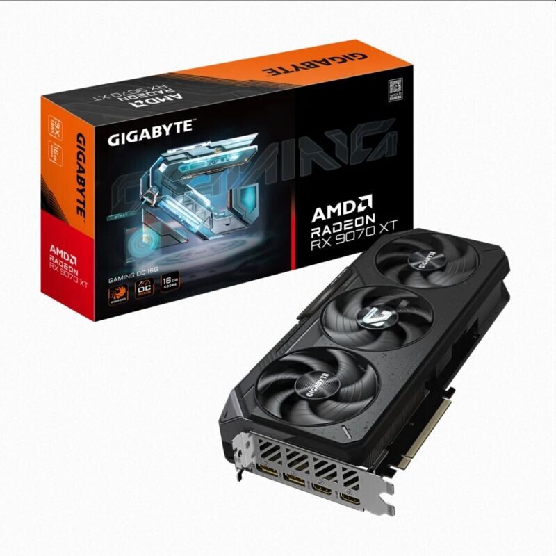 Použitá Gigabyte Radeon RX 9070 XT GAMING OC 16G GV-R9070XTGAMING OC-16GD#roz