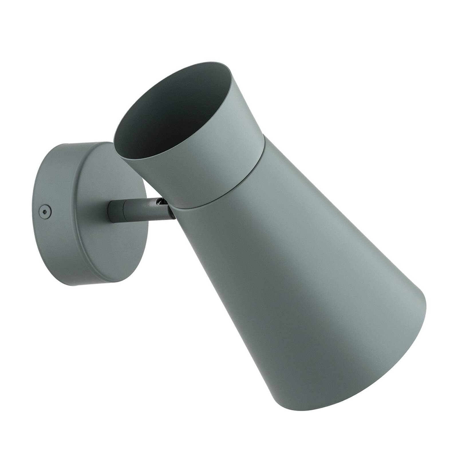 Nástenné svetlo Lotta, šalviová zelená, bodové svetlá, oceľ, nastaviteľné