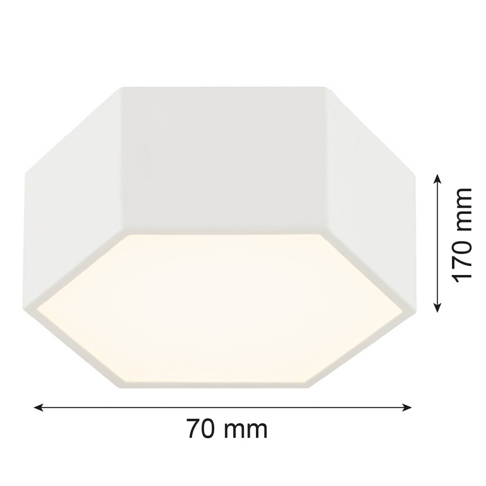Stropné LED svetlo Libre, krémovo biele, oceľ, 3 000 K