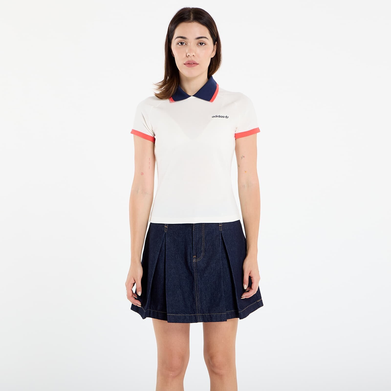 Košeľa adidas Polo Shirt Off White XS