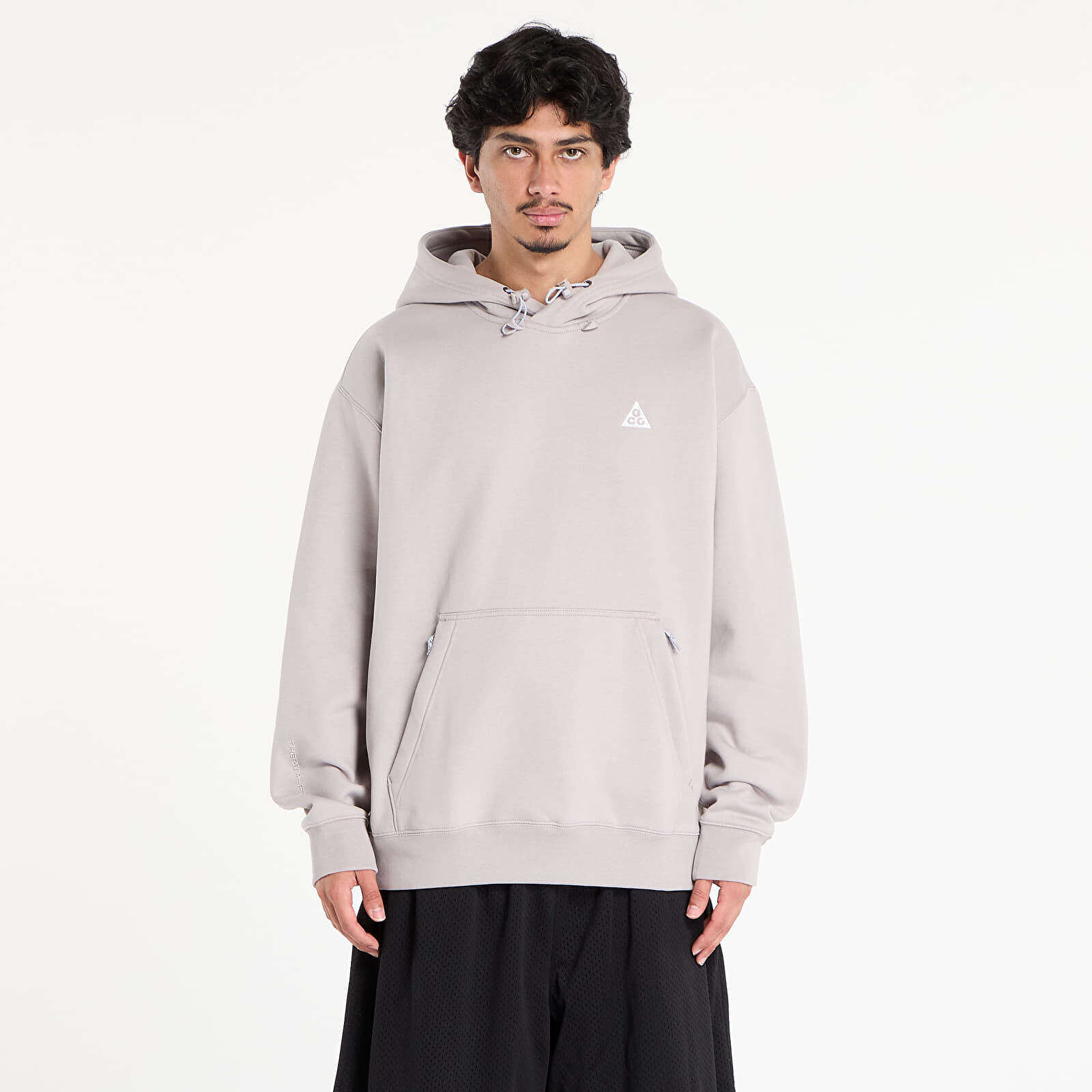Mikina Nike ACG Therma-FIT Fleece Pullover Hoodie College Grey/ Football Grey/ Summit White XS