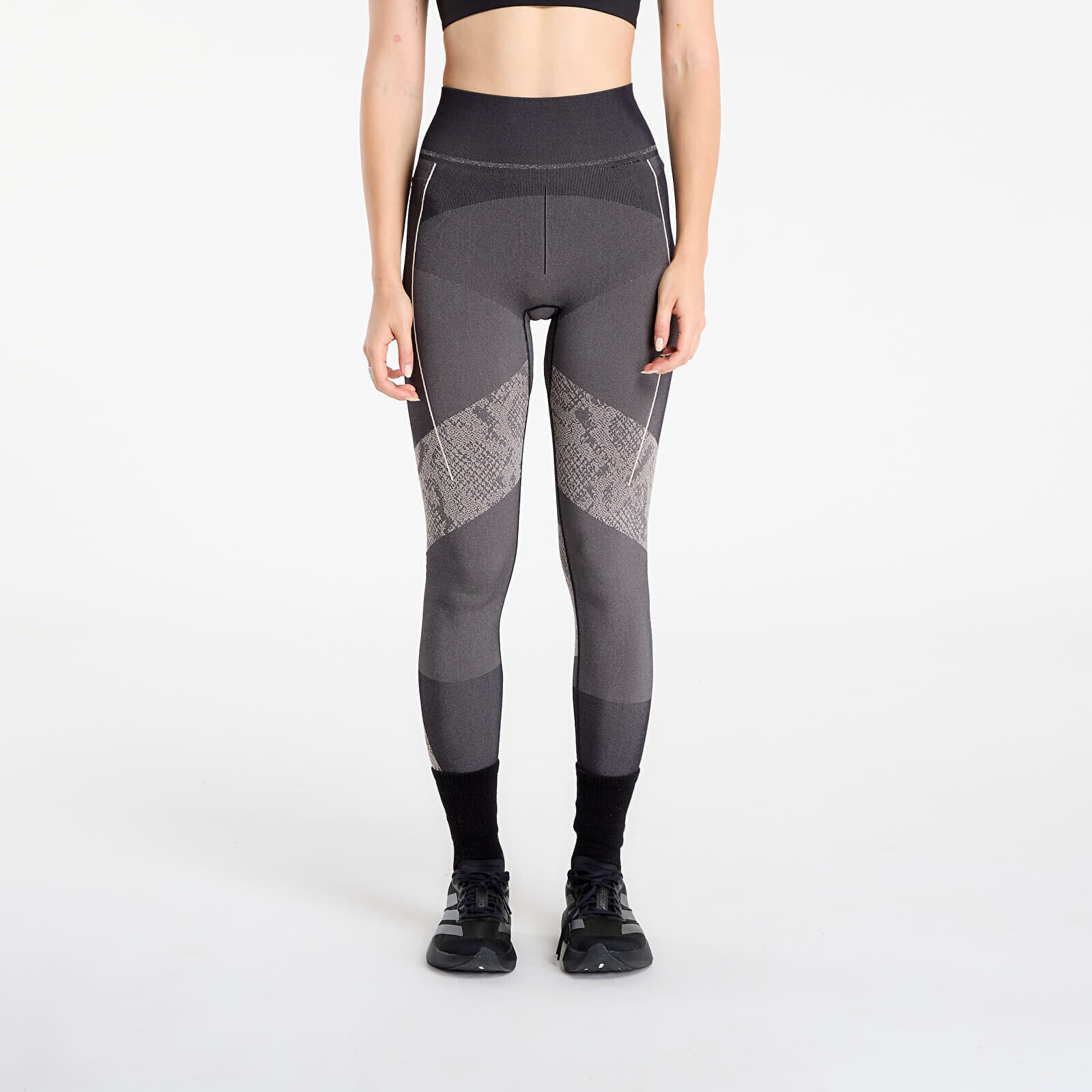 Legíny adidas By Stella McCartney Seamless Yoga Leggings Black XS