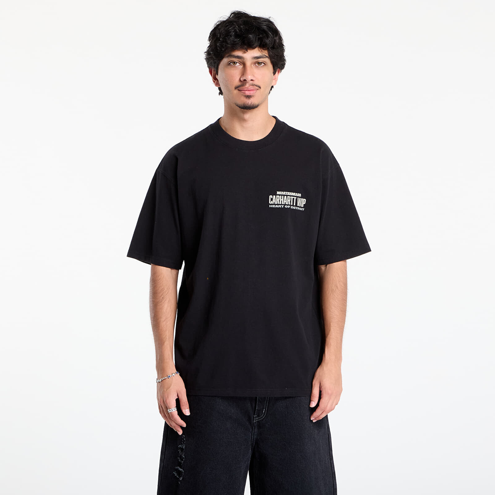 Tričko Carhartt WIP S/S Arcan T-Shirt UNISEX Black Heavy Stone Wash XS