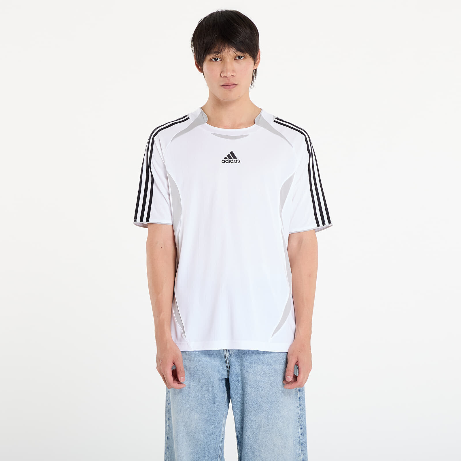 Tričko adidas Teamgeist Tee White/ Black XXL