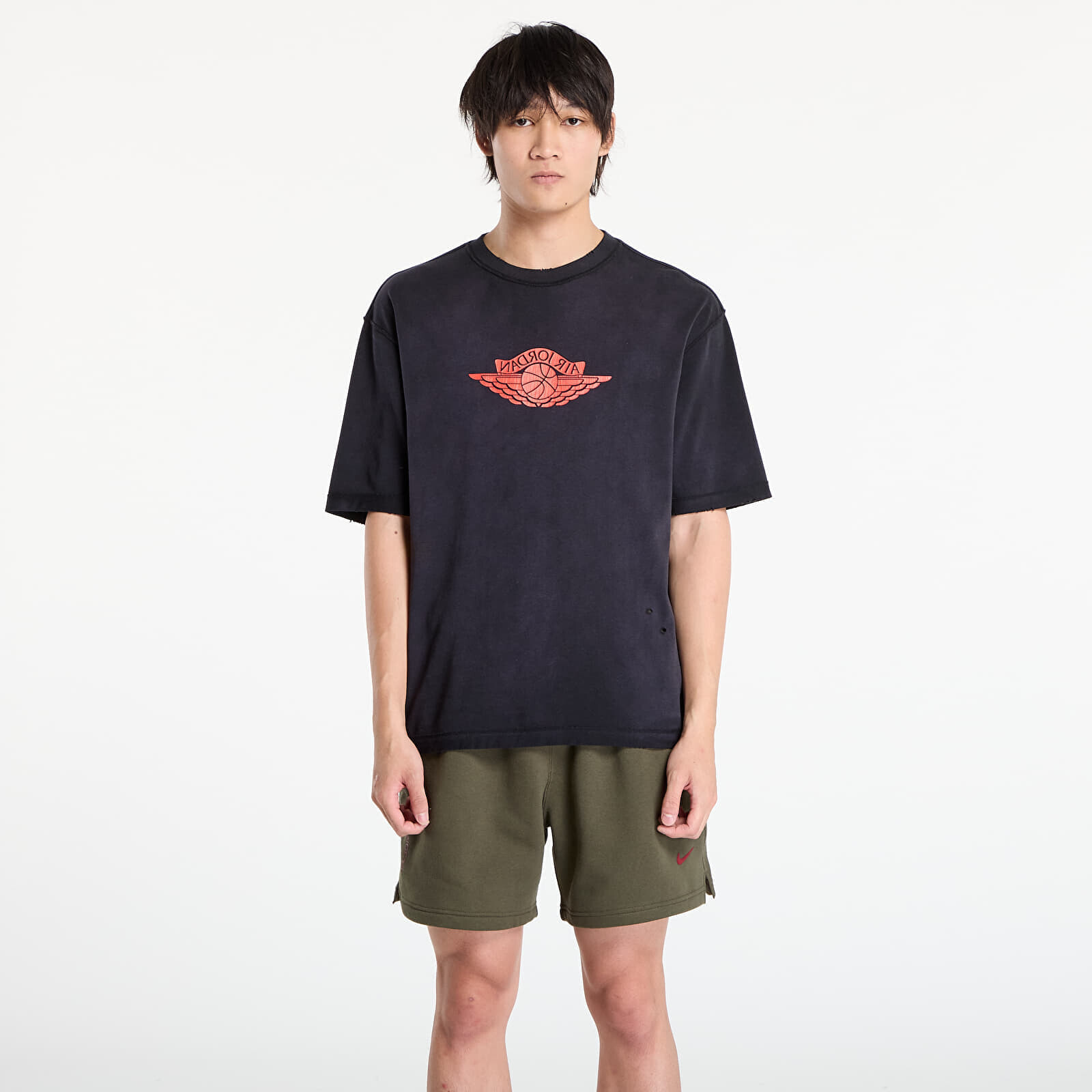 Tričko Jordan Rare Air Men's T-Shirt Black/ Chile Red L