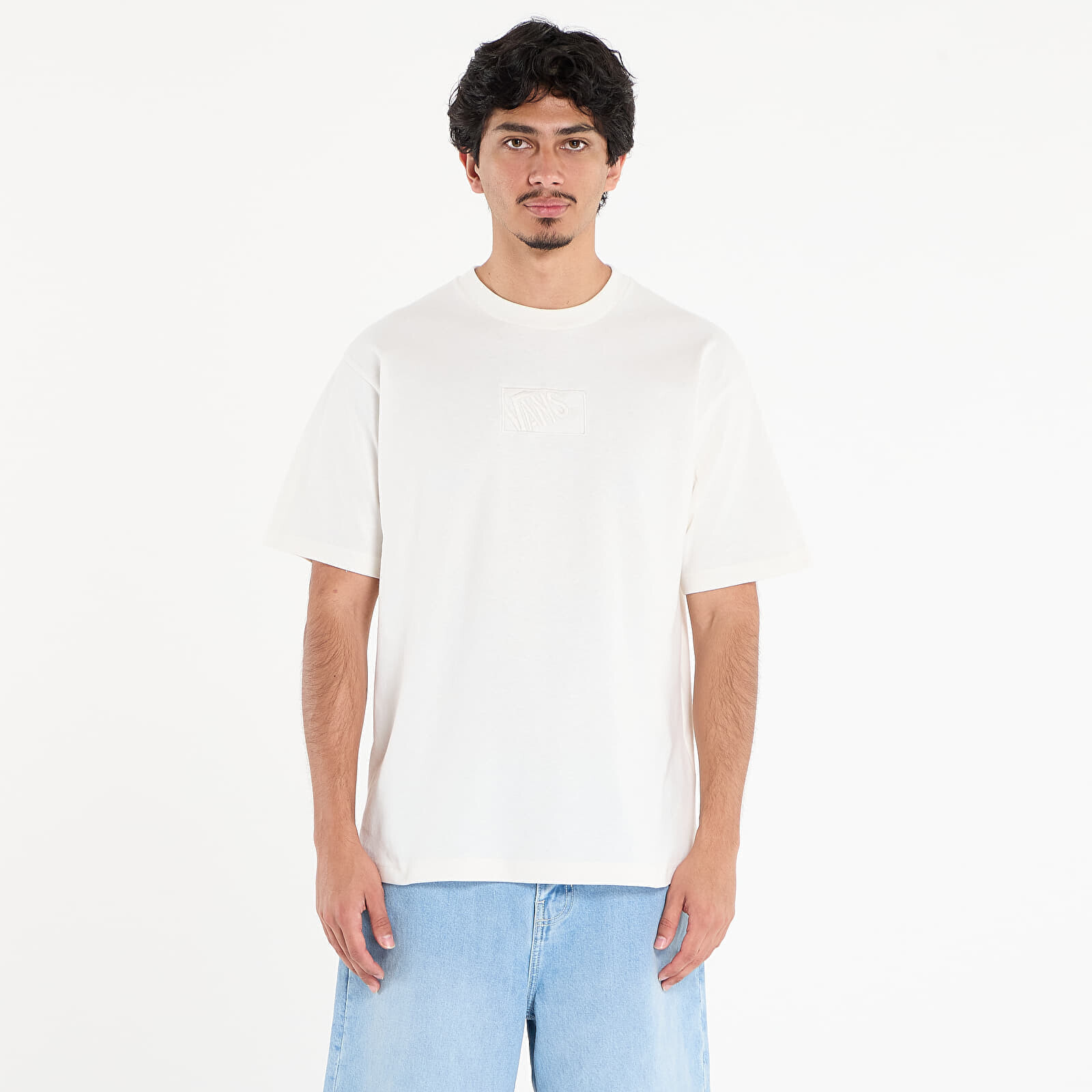 Tričko Vans Blocked Box Loose SS T-Shirt Marshmallow S