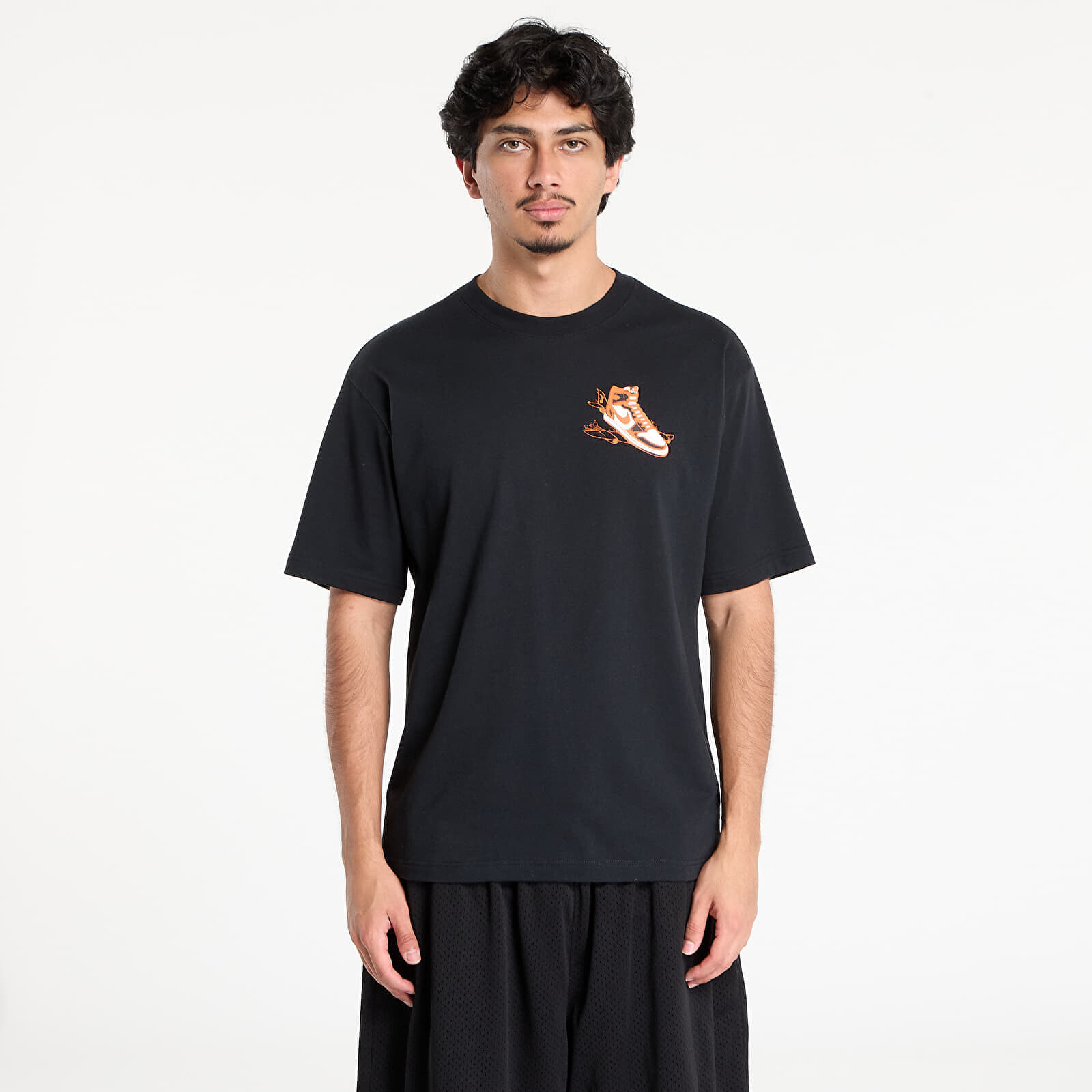 Tričko Jordan AJ1 Men's T-Shirt Black/ White XXL