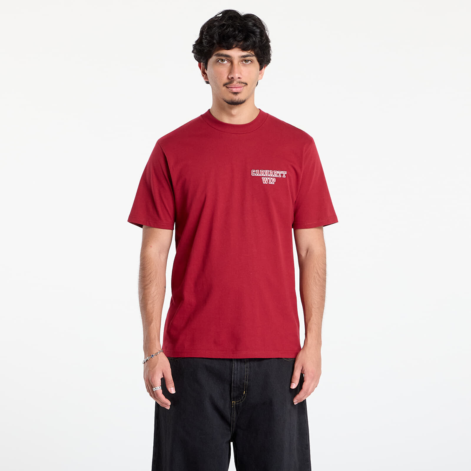 Tričko Carhartt WIP S/S Alumni T-Shirt UNISEX Scarlet M