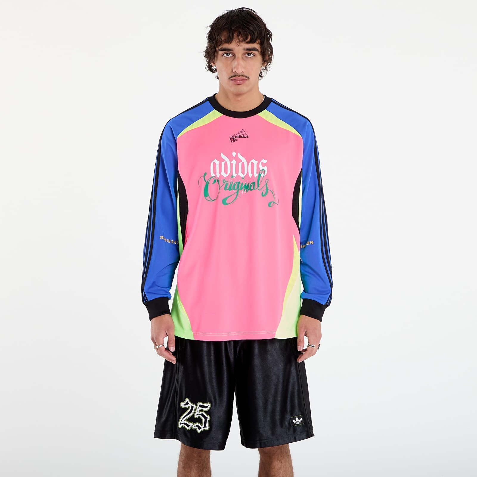 Dres adidas Spiders Goalkeeper Loose Long-sleeve Top Solar Yellow XL