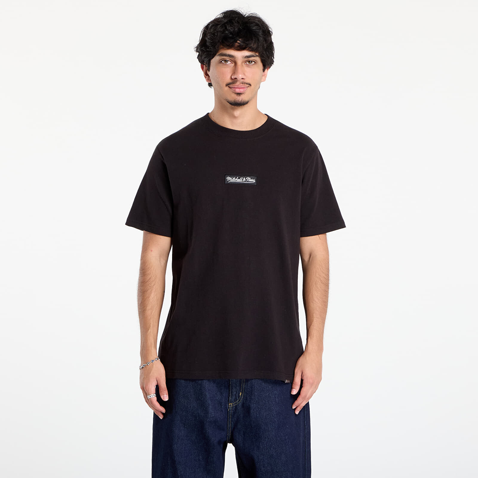Tričko Mitchell & Ness Branded M&n Box Logo Tee UNISEX Black XL