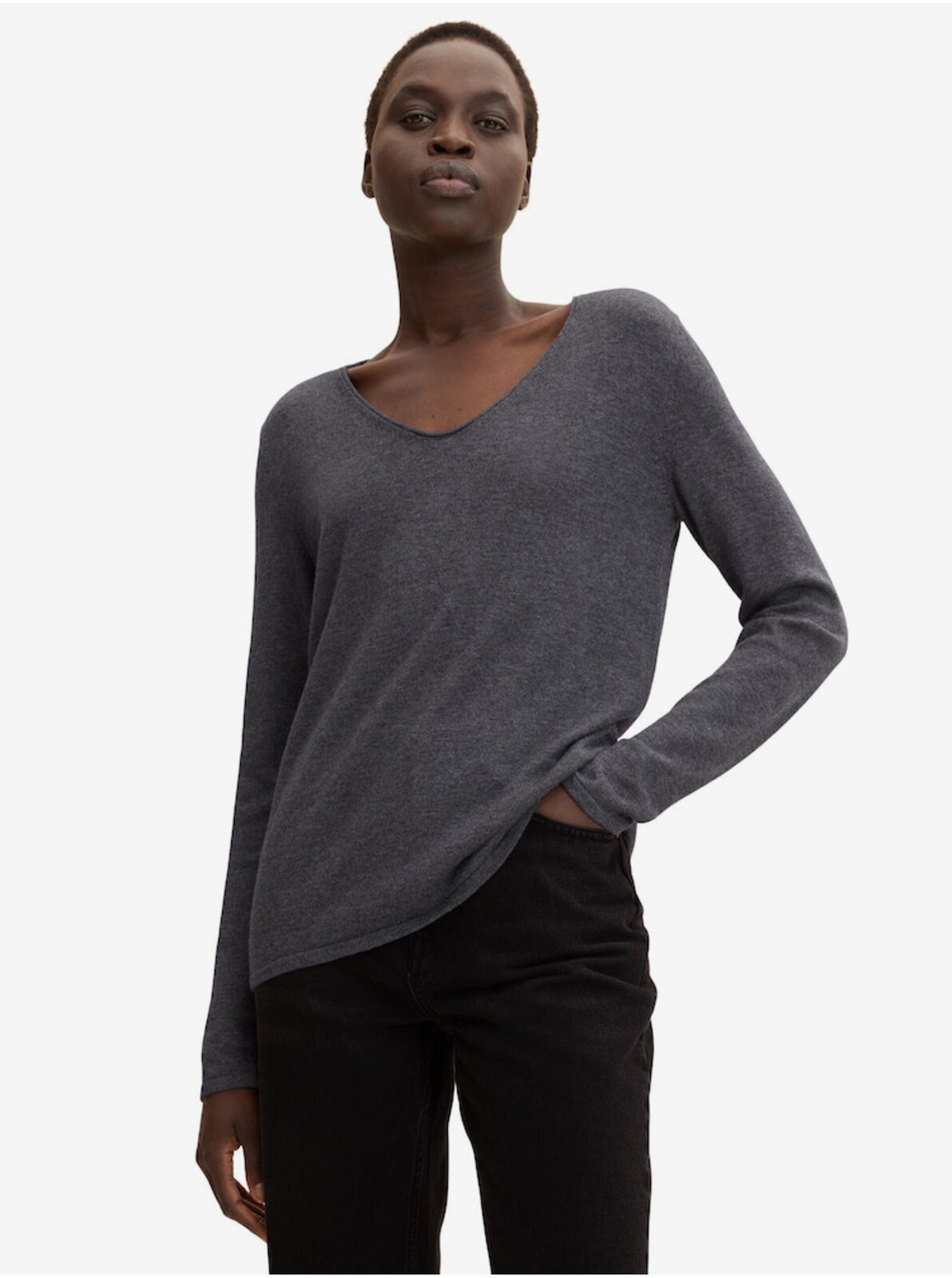 Dark grey women's sweater Tom Tailor - Women's