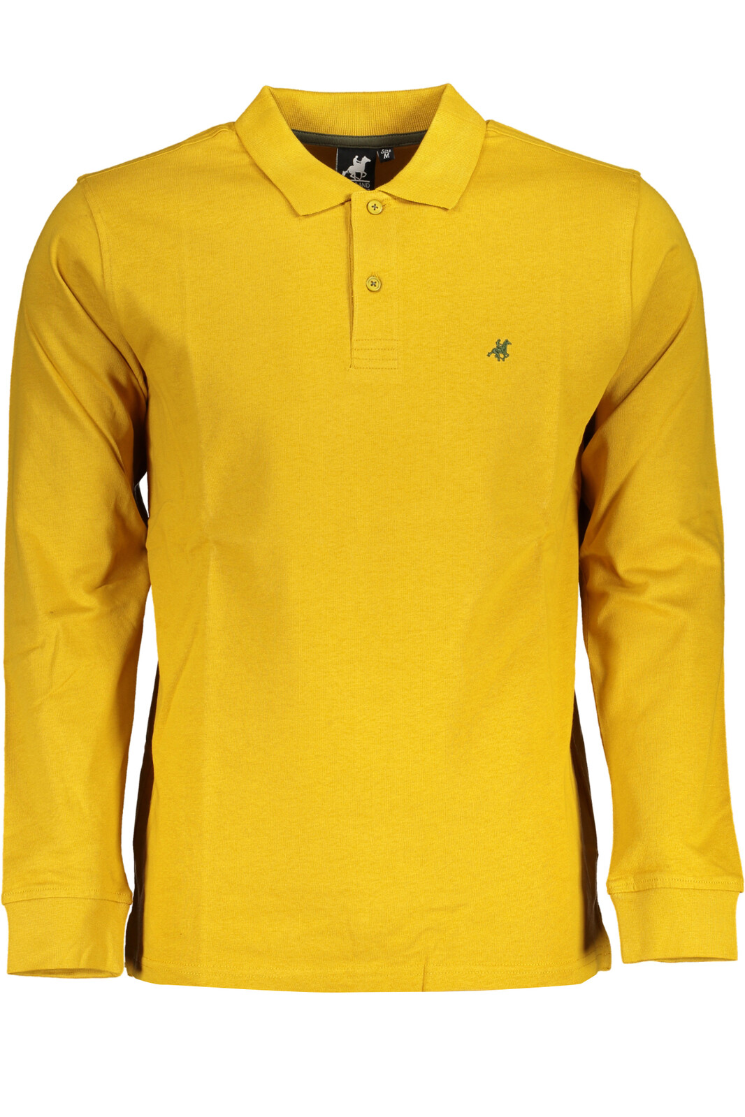 US GRAND POLO MEN'S LONG SLEEVE POLO YELLOW