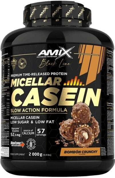 Amix black line micellar casein 2000 g - vanilla bliss