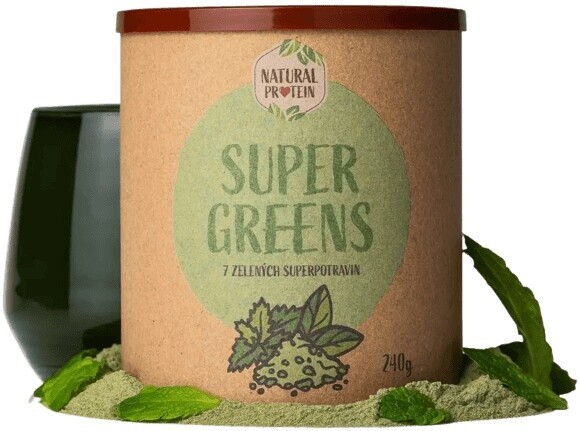 Natural protein supergreens 240 g