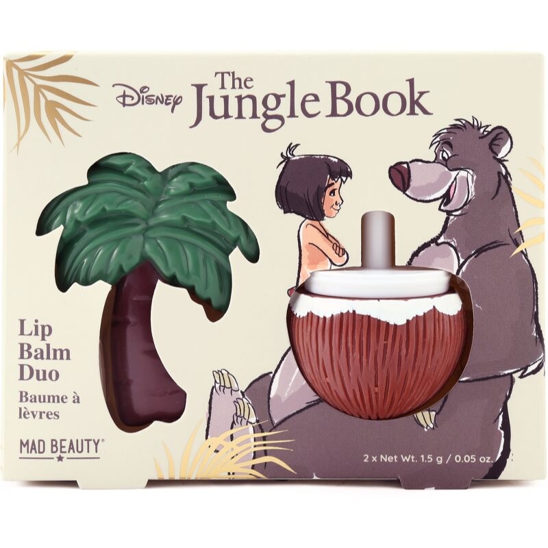 Mad Beauty The Jungle Book Lip Balm Duo balzam na pery 2x1.5 g